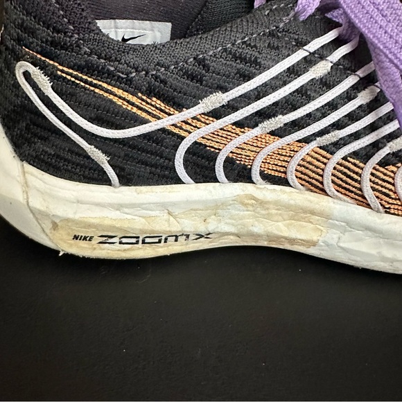 Nike Pegasus Turbo Next Nature Womens 7 Running Shoes Black Orange Athleisure - Picture 6 of 11